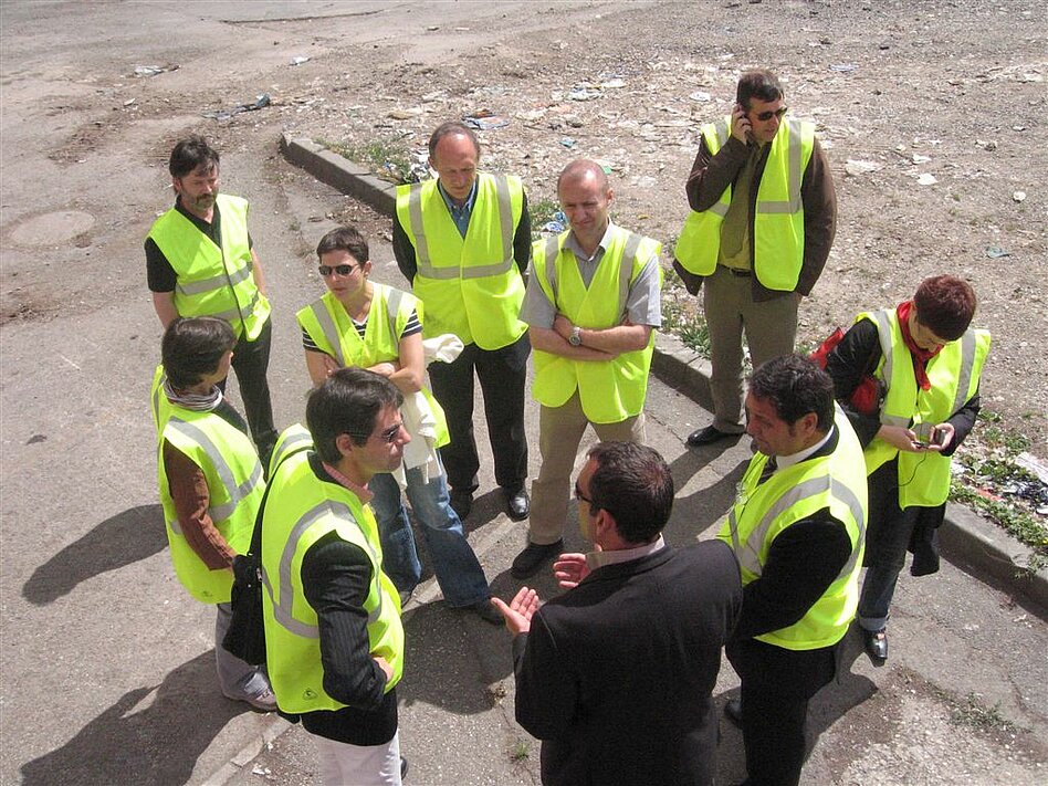 photo of engineers ENGEES during a study trip